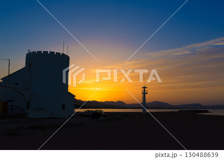 Denia Las Marinas sunset beach Punta Molins Spain Denia Las Marinas sunset beach Punta Molins Spain 130488639