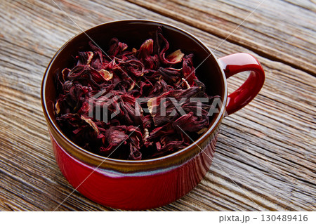 Jamaica flower for herbal iced tea from hibiscus Jamaica flower for herbal iced tea from hibiscus 130489416