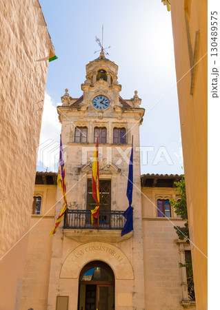 Alcudia Old Town city town hall Majorca Mallorca 130489575