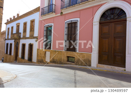 Javea Xabia old town streets in Alicante Spain 130489597