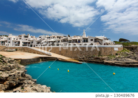 Binibequer Vell in Menorca Binibeca white village Sant Lluis 130489676