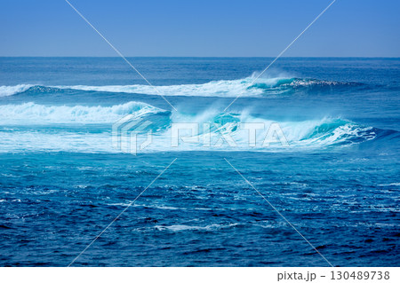 Jandia surf beach waves in Fuerteventura Jandia surf beach waves in Fuerteventura 130489738