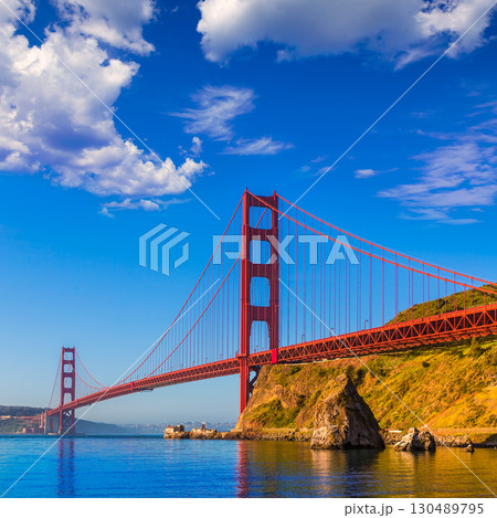 San Francisco Golden Gate Bridge California 130489795
