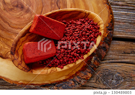 Achiote seasoning annatto seed Mexico popular 130489803