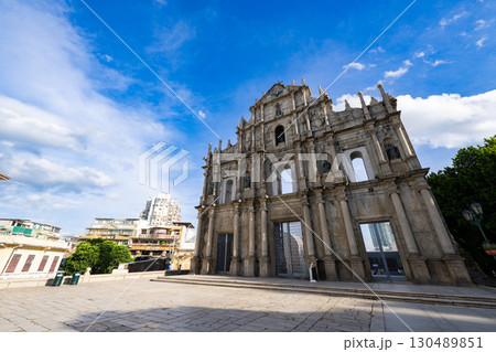 マカオ 聖ポール天主堂跡 マカオ 聖ポール天主堂跡 130489851