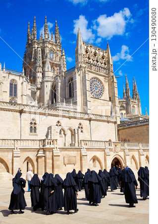 Burgos Cathedral facade in Saint James Way nuns 130490080