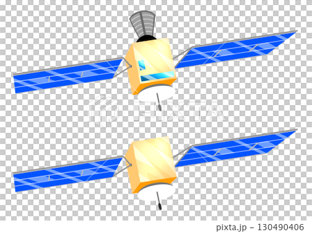 一組人造衛星 130490406