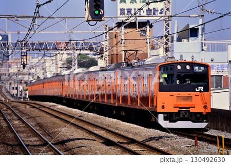 2007年　中央本線を走る201系普通電車10両 130492630