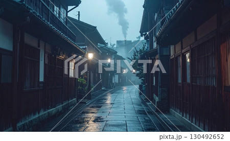 大正時代_街並み_路地15 130492652