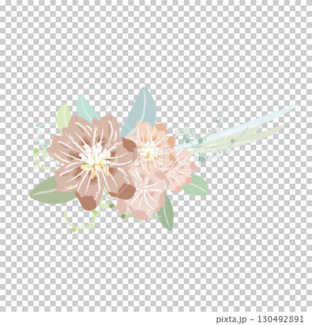 暗色的花胸花 130492891