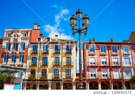 Burgos Plaza Mayor square in Castilla Leon Spain 130493373