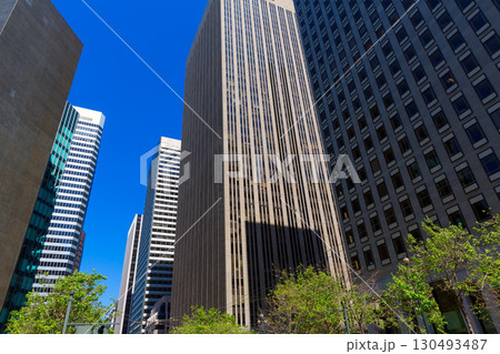 San Francisco Market Street Downtown in California San Francisco Market Street Downtown in California 130493487