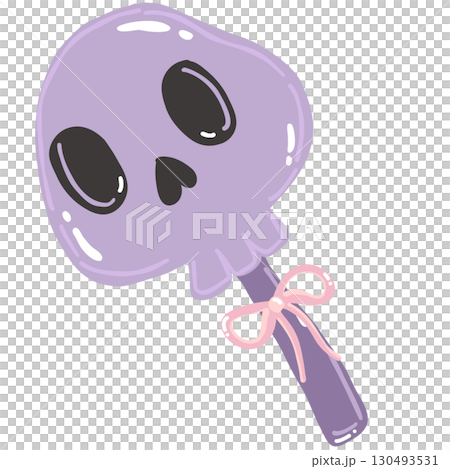 funny skull candy monsters cartoon character isolated on white funny skull candy monsters cartoon character isolated on white 130493531