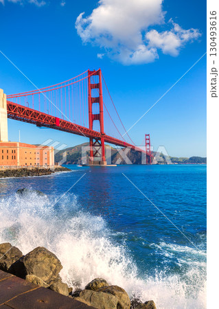 Golden Gate Bridge San Francisco from Presidio California 130493616