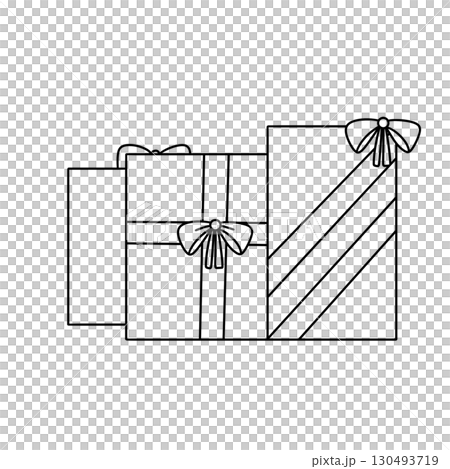 A gift box with a bow on it 130493719