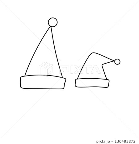 Two hats with a white background 130493872