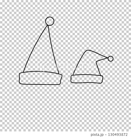 Two hats with a white background 130493872