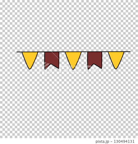 A banner with flags on it 130494131