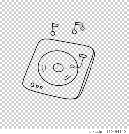 A record player with a record on it 130494140