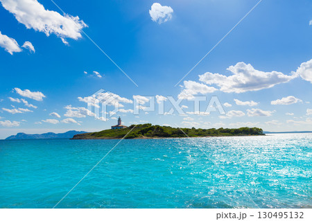 Platja de Alcudia Aucanada beach in Mallorca Platja de Alcudia Aucanada beach in Mallorca 130495132
