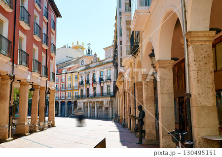 Burgos Plaza Mayor square in Castilla Leon Spain 130495151