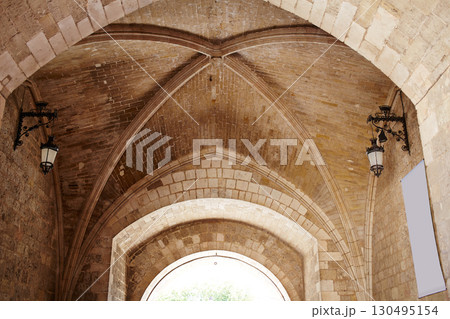 Burgos Arco de Santa Maria arch at Castilla Spain Burgos Arco de Santa Maria arch at Castilla Spain 130495154