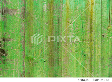 Alcudia Old Town aged green door wood texture 130495278
