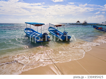 Puerto Morelos beach in Riviera Maya Puerto Morelos beach in Riviera Maya 130495425