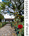 Beautiful rose garden and colonial house at the region of Valle del Cauca in Colombia 130495695