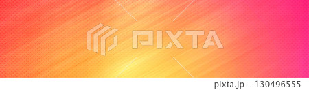 Orange panorama abstract background for Banner, Poster, celebration, event and various design works 130496555
