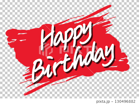 Happy Birthday logo 130496882