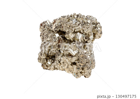 Radiant Pyrite Gemstone with Octahedral Cut Radiant Pyrite Gemstone with Octahedral Cut 130497175