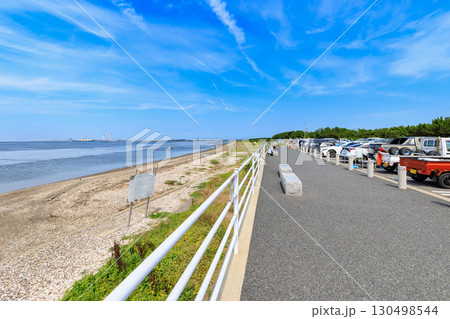 千葉県　富津市　富津公園　富津海岸 130498544
