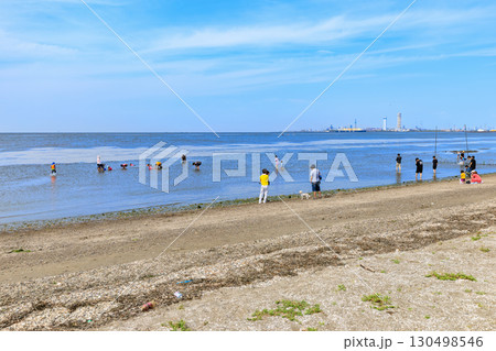 千葉県　富津市　富津公園　富津海岸 130498546