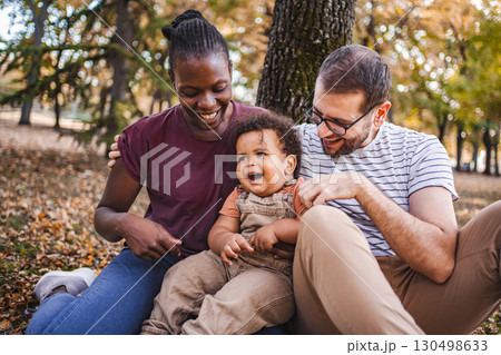 Family Bliss in Nature's Embrace 130498633