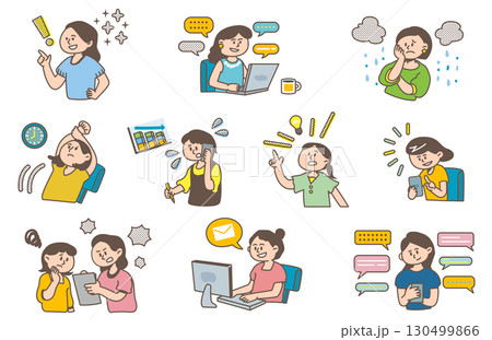 働く女性 130499866