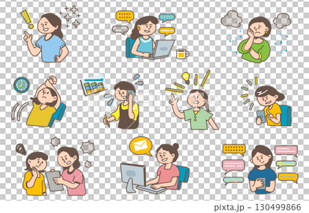 働く女性 130499866