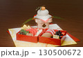 鏡餅とおせち　背景透過素材 130500672