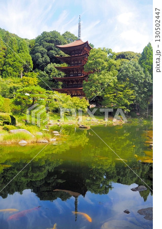 瑠璃光寺 五重塔 130502447