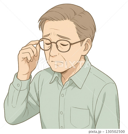 悩むおじさん 悩むおじさん 130502500