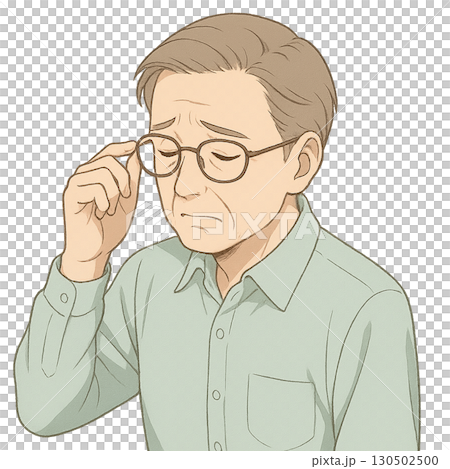 悩むおじさん 悩むおじさん 130502500