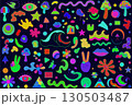 seamless pattern with cute candies 130503487