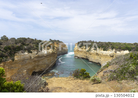 Loch Ard Gorge at Port Campbell National Park in Victoria, Australia. 130504012