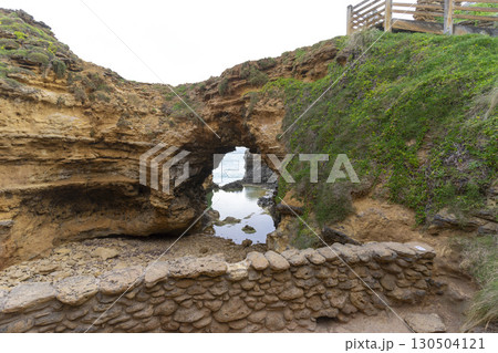 The Grotto is a sinkhole geological formation and tourist attraction at the Great Ocean Road outside Port Campbell, Victoria, Australia. The Grotto is a sinkhole geological formation and tourist attraction at the Great Ocean Road outside Port Campbell, Victoria, Australia. 130504121