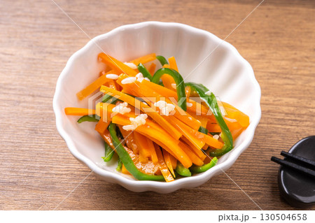 にんじんとピーマンの塩麹きんぴら にんじんとピーマンの塩麹きんぴら 130504658