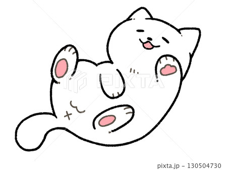 ごろん猫(白猫) ごろん猫(白猫) 130504730