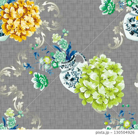 Assorted Artistic Floral And Botanical Patterned Decorative Paper Collection 130504926