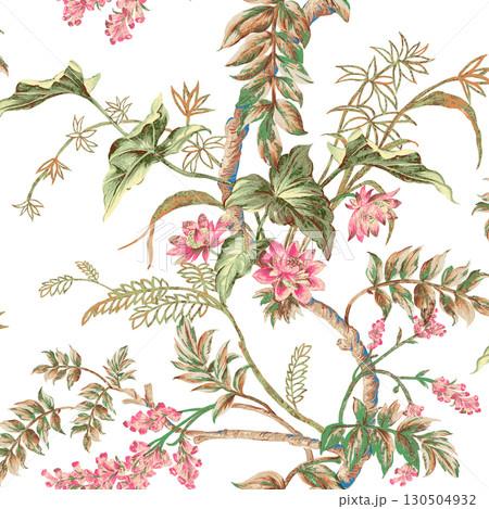 Assorted Artistic Floral And Botanical Patterned Decorative Paper Collection 130504932