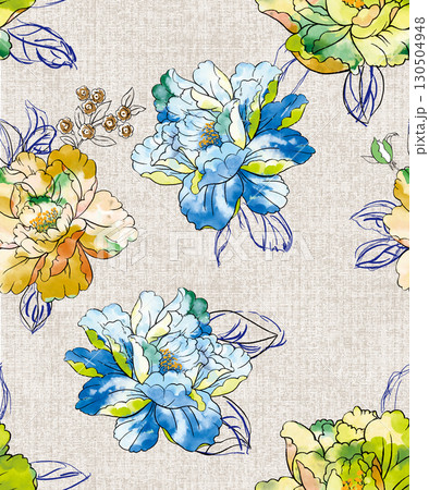 Assorted Artistic Floral And Botanical Patterned Decorative Paper Collection 130504948