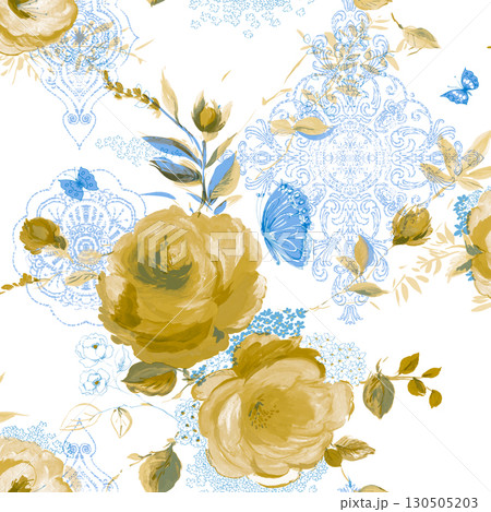 Varied Floral And Whimsical Patterned Decorative Paper Assortment 130505203